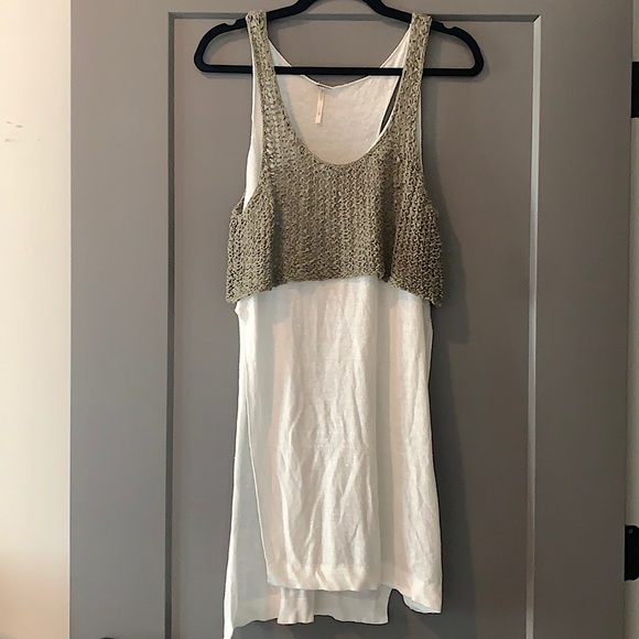 Free People | Tank with Crop Top Overlay - Picture 1 of 8